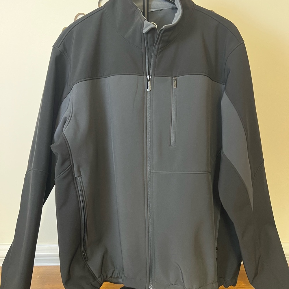 Men's Black and Gray Performance Jacket